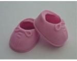 Estrela Moranguinho Par de Sapatos Rosa Lacinhos